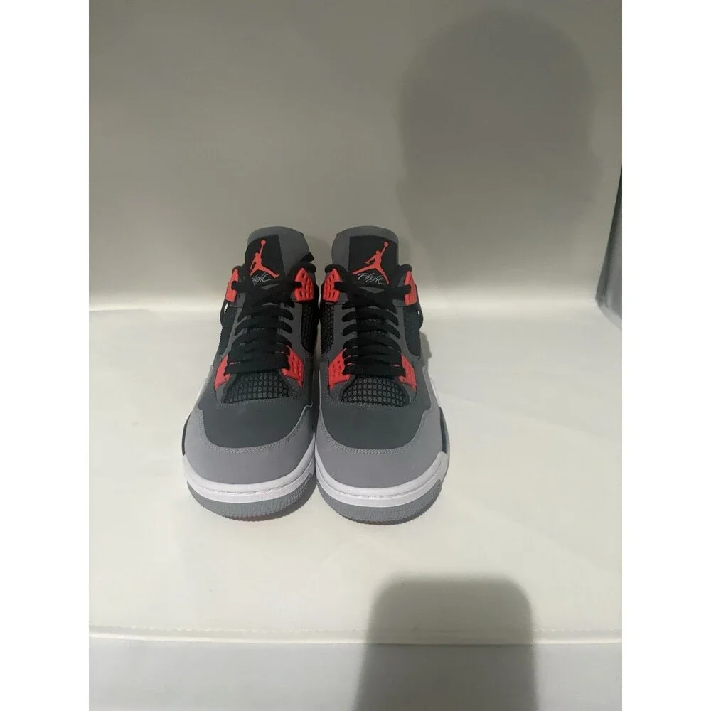 Air Jordan 4 Retro Infrared Mens 13 Dark Grey Black Cement Grey DH6927 061